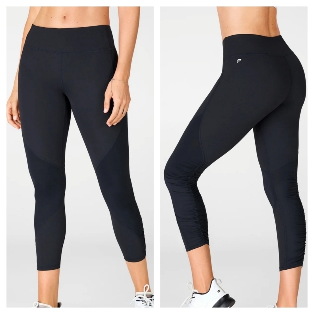 Fabletics PureLuxe Mid-Rise Ruched 7/8 Legging